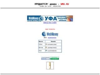 WebMoney в Уфе, Республике Башкортостан