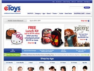 eToys.com - Find Kid's Toys, Video Games, Learning Toys, Books, Music Movies and More