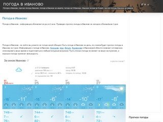 Погода в Иваново, погода иваново на 14 дней, погода иваново на 10 дней