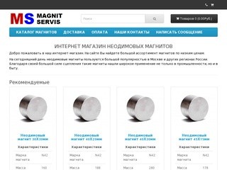 Магнит-Сервис - продажа магнитов для остановки счетчиков в Москве и МО с доставкой по России