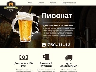 Пивокат - доставка пива в Челябинске