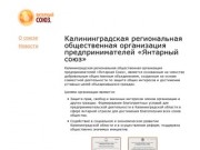 Калининградская региональная общественная организация предпринимателей «Янтарный союз»