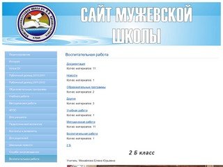 Сайт Мужевской средней школы - Воспитательная работа