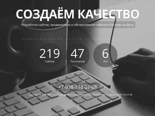 Разработка сайтов, продвижение и обслуживание сайтов в Ростове-на-Дону