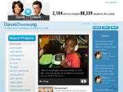 DonorsChoose.org (An online charity connecting you to classrooms in need)