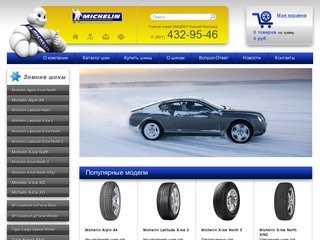 Шины от MICHELIN | Шины Мишлен Нижний Новгород