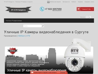 Уличные IP Камеры видеонаблюдения в Сургуте
