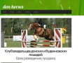 Don-horses.ru: База лошадей донской и буденновской пород