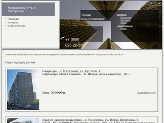 Недвижимость Костромы - актуальные предложения!