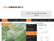Спорт Калининград.ru новости спорта в Калининграде и области 