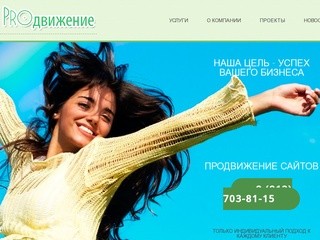 Продвижение сайтов в Санкт-Петербурге 703-81-15 |  PROдвижение