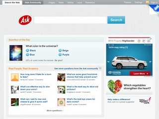 Ask.com - What's Your Question? (Ask.com is the #1 question answering service that delivers the best answers from the web and real people - all in one place)