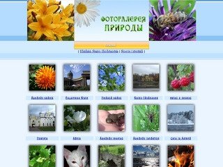 ФОТО-ГАЛЕРЕЯ ПРИРОДЫ