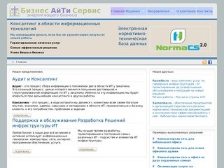 Бизнес АйТи Сервис - поддержка, консалтинг, ИТ аудит и разработка систем - bizits.ru
