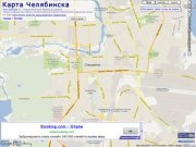 Карта Челябинска