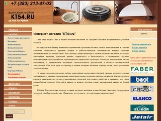 Интернет-магазин кухонной техники в Новосибирске: мойки для кухни