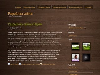 Создание сайтов Пермь