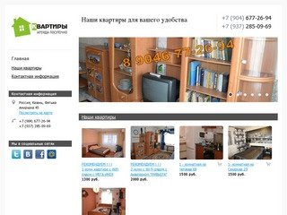 Квартиры посуточно в Казани без посредников | Аренда квартир посуточно 