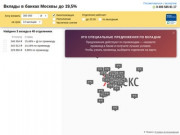 Вклады и депозиты по выгодным процентным ставкам до 19,5% в банках Москвы