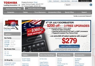 Toshiba Direct (Buy Laptop Computer Systems and Accessories) - Shop for and buy the best laptop computer systems, PCs and accessories at Toshiba Direct