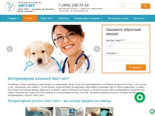 Круглосуточная ветеринарная клиника ветклиника в Одинцово|Ветеринарная помощь