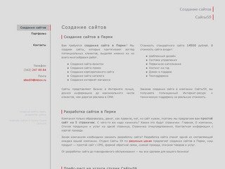 Создание сайтов, Пермь — разработка сайтов для бизнеса. Сайты59