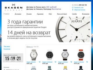 Часы Skagen в Нижнем Новгороде