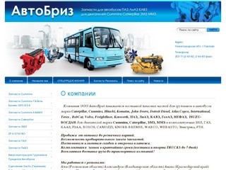 АвтоБриз Павлово www.52briz.ru Поставка запасных частей для автобусов ПАЗ 3205 3204 3237 4230 ЛиАЗ