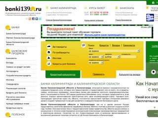 Все банки Калининграда и Калининградской области
