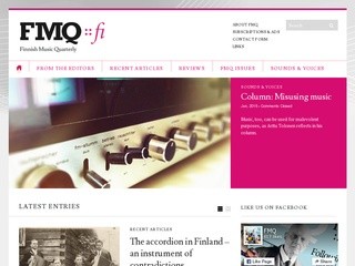 FINNISH MUSIC QUARTERLY