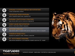 TigerVideo - Видеосъемка и видеомонтаж в Томске