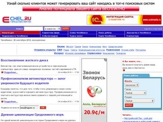 Челябинск: Челябинский городской портал новости - сайты Челябинска