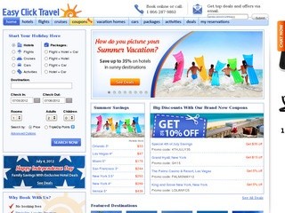 Easy Click Travel - Find The Best Hotels, Vacation Packages, Flights (Biggest savings in the world's most appealing vacation spots!)