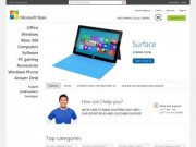 Microsoft Store Online (Find a complete catalog of games, computers, downloads for Windows 7, and more)