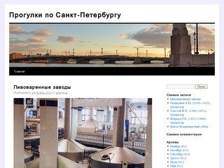 Прогулки по Санкт-Петербургу