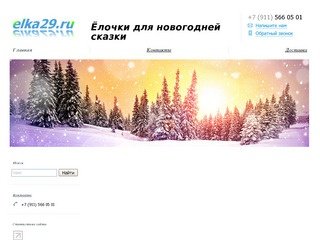 Новогодние живые и искусственные ёлки в Северодвинске, Архангельске, Новодвинске