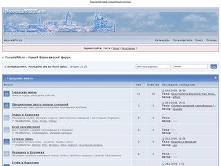 ForumVRN.ru - Новый Воронежский форум (Работает на Invision Power Board)