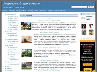 Anapahtl.ru: Частный сектор Анапа