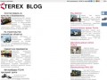 Блог Terex. Экскаватор, погрузчик на сайте Терекс.