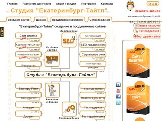 Создание сайтов Екатеринбург - Студия 