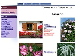 Интернет-магазин tversad.ru в Твери