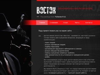 Частное детективное агентство "Восток", услуги частного детектива в Ростове-на-Дону -