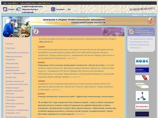 Начальное и среднее профессиональное образование Новосибирской области