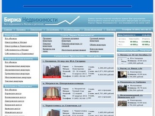 Недвижимость в Москве и Подмосковье: квартиры на вторичном рынке