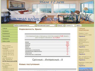 Недвижимость в Крыму. Продажа недвижимости (ЮБК). Доска объявлений