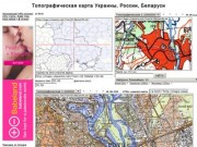 г. Петровское на топографической карте