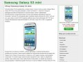 Цены на Samsung Galaxy S3 mini, купить в кредит дешево, в Москве, Спб, обзор Самсунг Галакси С3 мини
