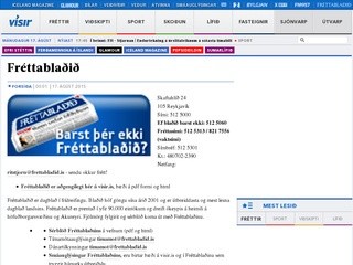 Frettabladid