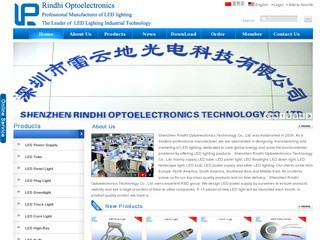 Shenzhen Rindhi Optoelectronics Technology Co., Ltd. is a professional manufacturer of led lighting.
Contact: Lorry Lee, E-mail: info@rindhiled.com 深圳雷云地光电科技有限公司成立于2005年，经过多年潜心发展，已经发展为集研发、生产、销售于一体的现代化LED照明灯具生产企业，是LED照明灯具行业中最优秀的企业之一。
