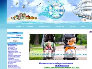 Интернет-магазин товаров для новорожденных 